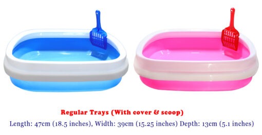 PawComfort Cat Litter Tray With Scoop