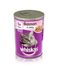 Whiskas Tin Salmon In Jelly 390gm