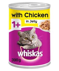 Whiskas Chicken Tin In Jelly 390gm
