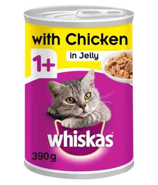 Whiskas Chicken Tin In Jelly 390gm