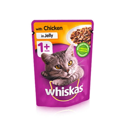 Whiskas 1+ Chicken in Jelly 100g Pouch