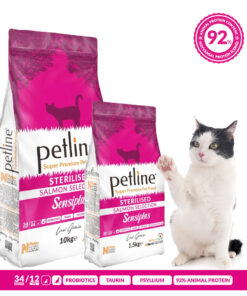 Petline Super Premium Adult Sterilised Salmon Cat Food