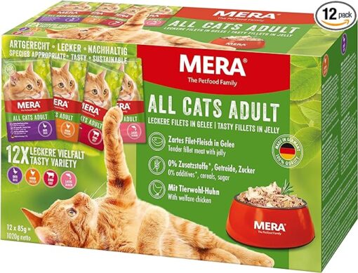 MERA Cats Adult Wet Food Multibox for Adult Cats Grain-Free