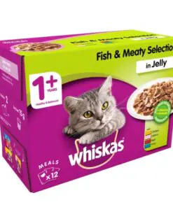 Whiskas Adult Fish & Meat Selection in Jelly Pouch